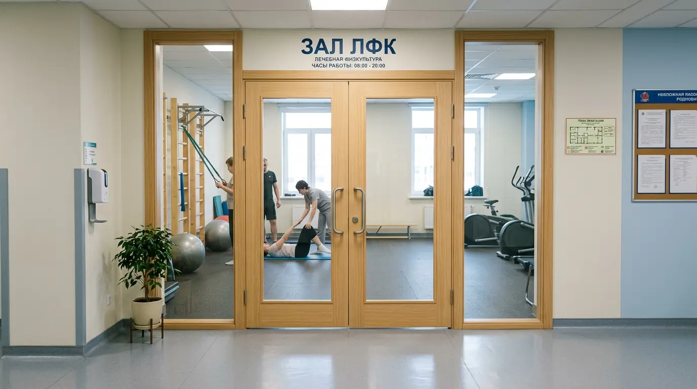 Алюминиевая дверь для медицинского учреждения — готовое решение