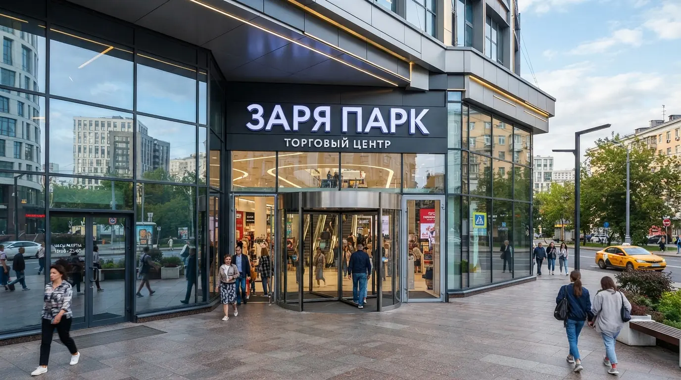 Карусельные и вращающиеся двери: фото готового объекта